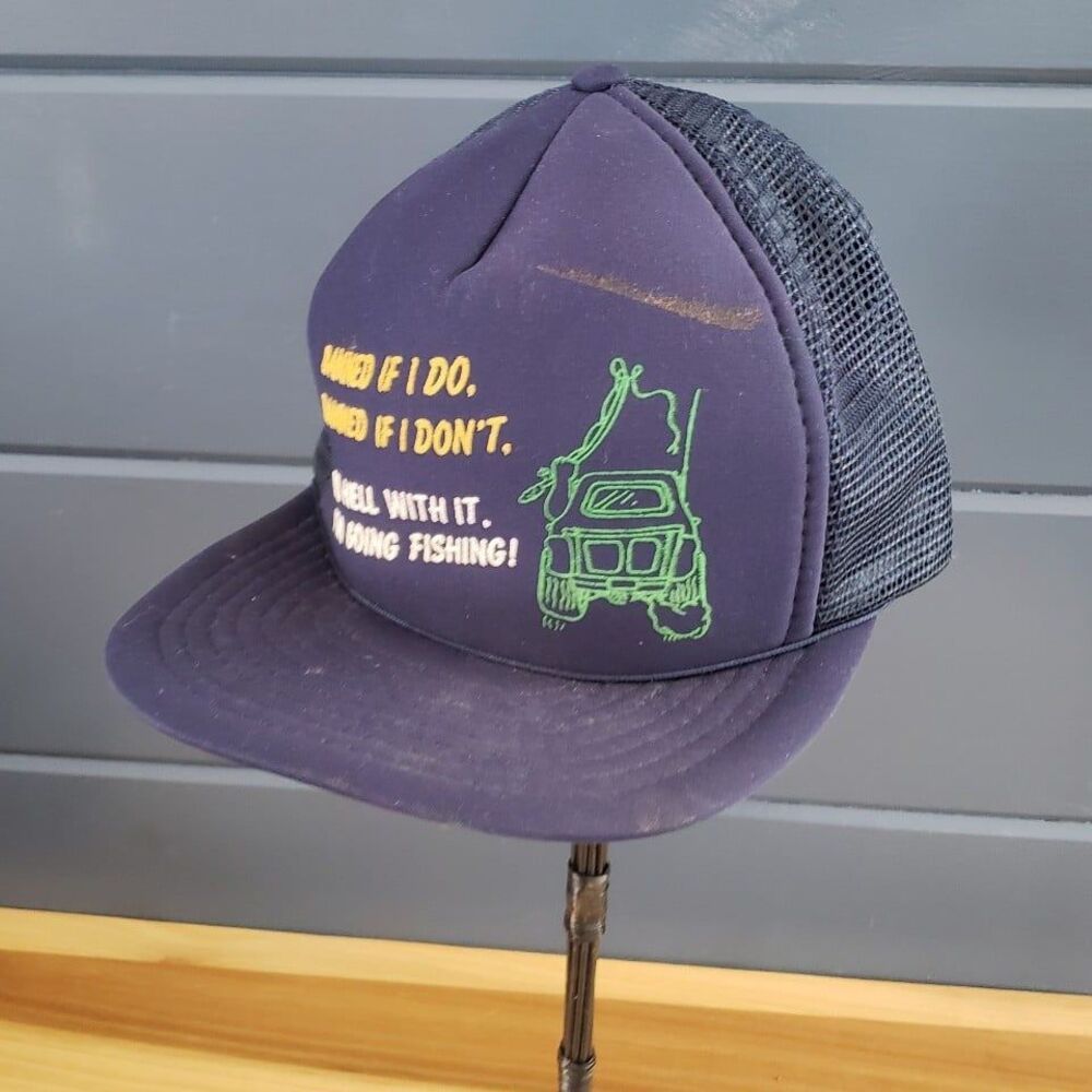 80s‎ Blue Fishing Snapback
